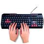 Imagem de Teclado com 8 Teclas de Atalho Mbtech com Fio USB Plug&Play - UAU LIFE