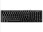 Imagem de Teclado com fio basico slim tc193 pt - multilaser