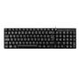 Imagem de Teclado Com Fio Compacto Conexão USB Cabo de 120cm Resistente Água Preto - TC193