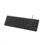 Imagem de Teclado com Fio Conexao USB Design Chocolate Cabo de 180CM Teclas Preto TC294