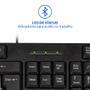 Imagem de Teclado Com Fio Conforto Conexão USB Cabo de 130cm Preto Multi (Multilaser) - TC213