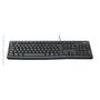Imagem de Teclado Com Fio Logitech K120, USB, Resistente à Respingos, ABNT2, Preto - 920-004423