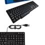 Imagem de Teclado com Fio TF150 Multi Simples USB para Computador e Notebook - Ideal para Uso Diário e Escritório