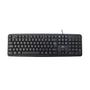 Imagem de Teclado Com Fio Tf300 Design Slim Conexao Usb Cabo De 150cm Resistente Agua Preto Tc065