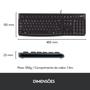 Imagem de Teclado com fio USB Logitech K120 Resistente à Respingos e Layout ABNT2 -920-004423