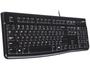 Imagem de Teclado com fio USB Logitech K120 Resistente à Respingos e Layout ABNT2 -920-004423