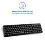 Imagem de Teclado Com Fio Usb Preto Resistente a Agua Multi (Multilaser) - TC193BU