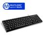 Imagem de Teclado Com Fio Usb Preto Resistente a Agua Multi (Multilaser) - TC193BU
