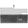 Imagem de Teclado Com fio USB Teclas macias e Silenciosas Para pc Computador Notebook