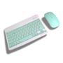 Imagem de Teclado Com Mouse Bluetooth Sem Fio Colorido Wireless Portátil