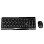 Imagem de Teclado Com Mouse Sem Fio 107 Teclas Wireless Conector Usb