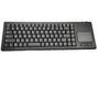 Imagem de Teclado Com Touchpad Integrado Slim Preto Com Fio Usb P/ Pc