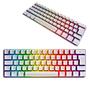 Imagem de Teclado Compacto Branco Gamer OUTEMU RED p/ Jogos Mecânico RGB Anti-Ghosting PCYES