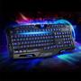 Imagem de Teclado Competição Jogos Gamer Luz 3 Cores LED Mecânico USB