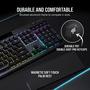 Imagem de Teclado Corsair K70 RGB PRO com fio para jogos mecânicos