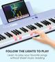Imagem de Teclado de Piano The ONE Smart Keyboard Color - 61 Teclas Iluminadas