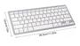Imagem de Teclado e Mouse Bluetooth Sem Fio Ergonômico Para Tablet Nokia T20 10,36