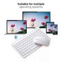 Imagem de Teclado E Mouse Bluetooth + Suporte Cel/tablet Kit Completo