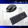 Imagem de teclado e mouse com fio USB