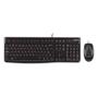 Imagem de Teclado e Mouse com fio USB Logitech MK120 1000 dpi, Durável e Resistente ABNT2 - Logitech 