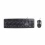 Imagem de Teclado E Mouse Com Fio Usb Preto - Hoopson