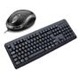 Imagem de Teclado E Mouse Com Fio Usb Preto