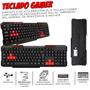 Imagem de Teclado e Mouse Combo Gamer Mouse LEd 7 Cores Teclado Multimidia