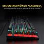 Imagem de Teclado e Mouse Gamer com Fio USB Led RGB Preto