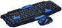 Imagem de Teclado E Mouse Kit Gamer Sem Fio Wireless 1600 Dpi Hk8100