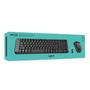 Imagem de Teclado e Mouse Logitech MK220 Sem Fio Compacto Preto ABNT2 - 920-004431