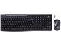 Imagem de Teclado e mouse Logitech Wireless multimídia MK270 Preto