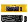 Imagem de Teclado e Mouse S/Fio Wireless Cod 0055 Bright Saldo