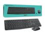 Imagem de Teclado e Mouse S/Fio Wireless Mk235 Logitech