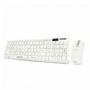 Imagem de Teclado E Mouse Sem Fio 2.4Ghz Branco Exbom - Bk-S1000