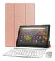 Imagem de Teclado E Mouse Sem Fio + Capa compatível com Tablet Fire HD10 9ª Geração 2019