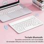 Imagem de Teclado e Mouse Sem Fio Compatível com iPad A16 11ª Geração, Tecla Ç, Design Magnético