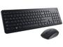 Imagem de Teclado e Mouse Sem Fio Dell KM3322W, USB, ABNT2, Preto - 580-BBBB