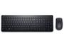 Imagem de Teclado e Mouse Sem Fio Dell KM3322W, USB, ABNT2, Preto - 580-BBBB