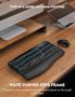 Imagem de Teclado e Mouse Sem Fio EAYBLLY Wave Keys - Kit Combo