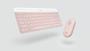 Imagem de Teclado e Mouse sem fio Logitech MK470 Rosa Slim 920-011313