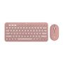 Imagem de Teclado e Mouse Sem Fio Logitech Pebble 2 Combo - Silencioso, Portátil e Personalizável