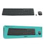 Imagem de Teclado e mouse sem fio mk235 preto logitech