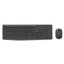 Imagem de Teclado e mouse sem fio mk235 preto logitech