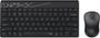 Imagem de Teclado e Mouse Sem Fio Rapoo 8000M Bluetooth e 2.4G (Ingles)