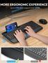 Teclado e Mouse Sem Fio SABLUTE Ergonômico com Apoio para Pulso Imagem de Teclado e Mouse Sem Fio SABLUTE Ergonômico com Apoio para Pulso
