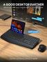 Teclado e Mouse Sem Fio SABLUTE Ergonômico com Apoio para Pulso Imagem de Teclado e Mouse Sem Fio SABLUTE Ergonômico com Apoio para Pulso