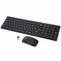 Imagem de Teclado e mouse ultra fino thin fashion wireless