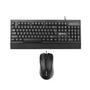 Imagem de Teclado e Mouse USb Com fio Preto X2000 Mixie