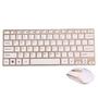 Imagem de Teclado e Mouse Wireless HK-3910 2.4GHz 1600DPI Branco - Xtrad