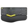 Imagem de Teclado Ergonômico Sem Fio Nulea RT05 Split com Apoio para Pulso
